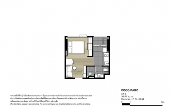 COCO Parc, Bangkok, ,1 BathroomBathrooms,Condo,Sale,COCO Parc,COCO Parc,20,2043