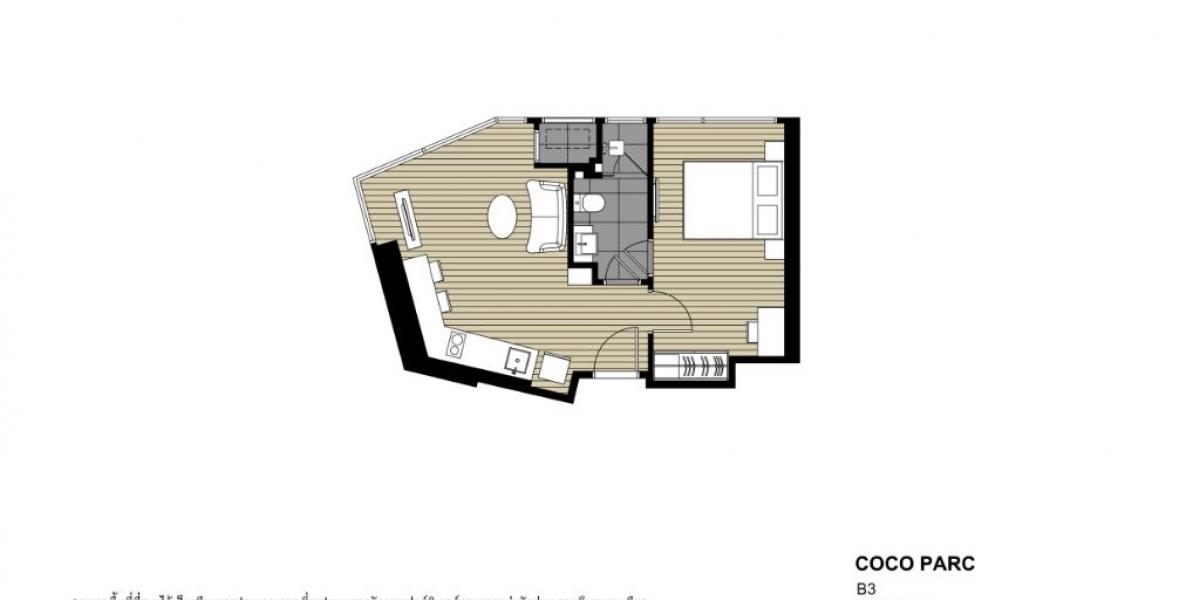 COCO Parc, Bangkok, 1 Bedroom Bedrooms, ,1 BathroomBathrooms,Condo,Sale,COCO Parc,COCO Parc,11,2045