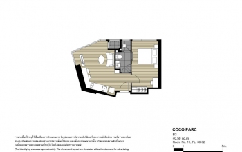 COCO Parc, Bangkok, 1 Bedroom Bedrooms, ,1 BathroomBathrooms,Condo,Sale,COCO Parc,COCO Parc,11,2045