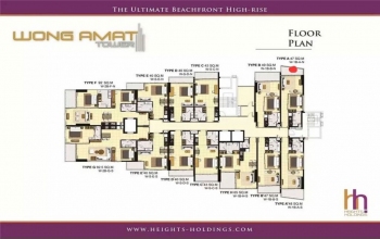 Wong Amat Tower Condominium, Pattaya City, Bang Lamung, Chonburi, ,1 BathroomBathrooms,Condo,Sale,Wong Amat Tower,Wong Amat Tower Condominium,36,1208