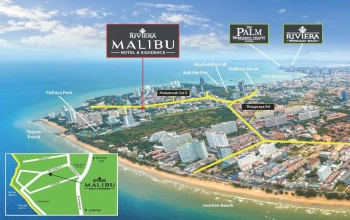 Riviera Malibu, Pattaya City, Bang Lamung, Chonburi, 1 Bedroom Bedrooms, ,1 BathroomBathrooms,Condo,Sale,Riviera Malibu,1469