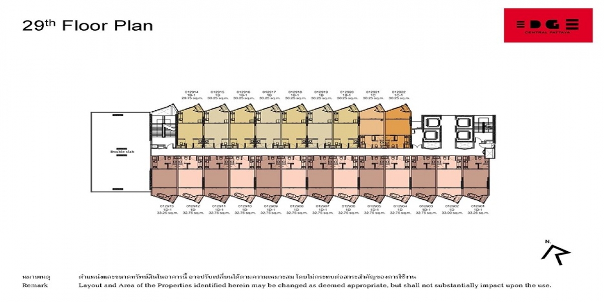 Edge Central Pattaya, Pattaya City, Bang Lamung, Chonburi, ,1 BathroomBathrooms,Condo,Sale,Edge Central Pattaya,1495