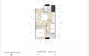 Siam Oriental Dream, Pattaya City, Bang Lamung, Chonburi, 2 Bedrooms Bedrooms, ,1 BathroomBathrooms,Condo,Sale,Siam Oriental Dream,Siam Oriental Dream,6,1598