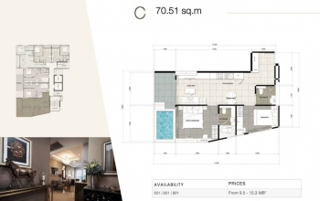 The Elysium Residences, Pattaya City, Bang Lamung, Chonburi, 2 Bedrooms Bedrooms, ,2 BathroomsBathrooms,Condo,Sale,The Elysium Residences,The Elysium Residences,5,1606