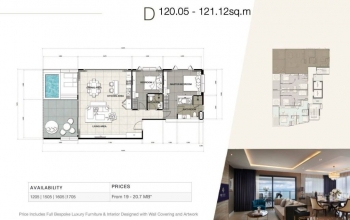 The Elysium Residences, Pattaya City, Bang Lamung, Chonburi, 2 Bedrooms Bedrooms, ,2 BathroomsBathrooms,Condo,Sale,The Elysium Residences,The Elysium Residences,17,1607