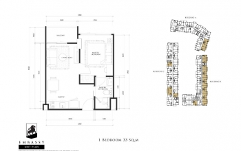 The Embassy, Pattaya City, Bang Lamung, Chonburi, 1 Bedroom Bedrooms, ,1 BathroomBathrooms,Condo,Sale,The Embassy,The Embassy,3,1671