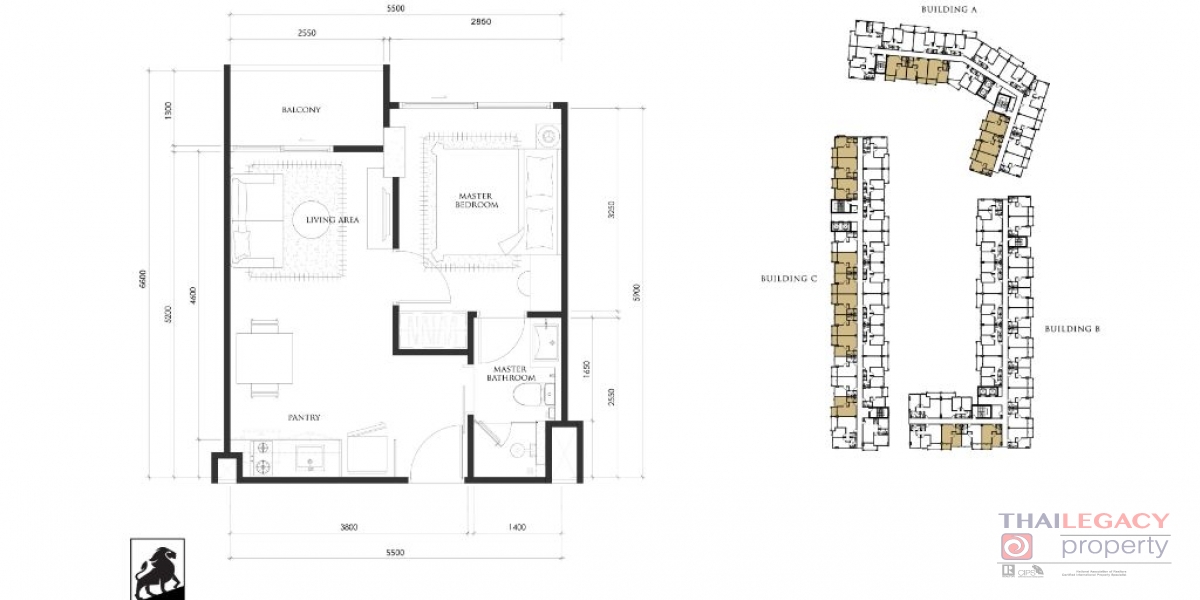 The Embassy, Pattaya City, Bang Lamung, Chonburi, 1 Bedroom Bedrooms, ,1 BathroomBathrooms,Condo,Sale,The Embassy,The Embassy,8,1672