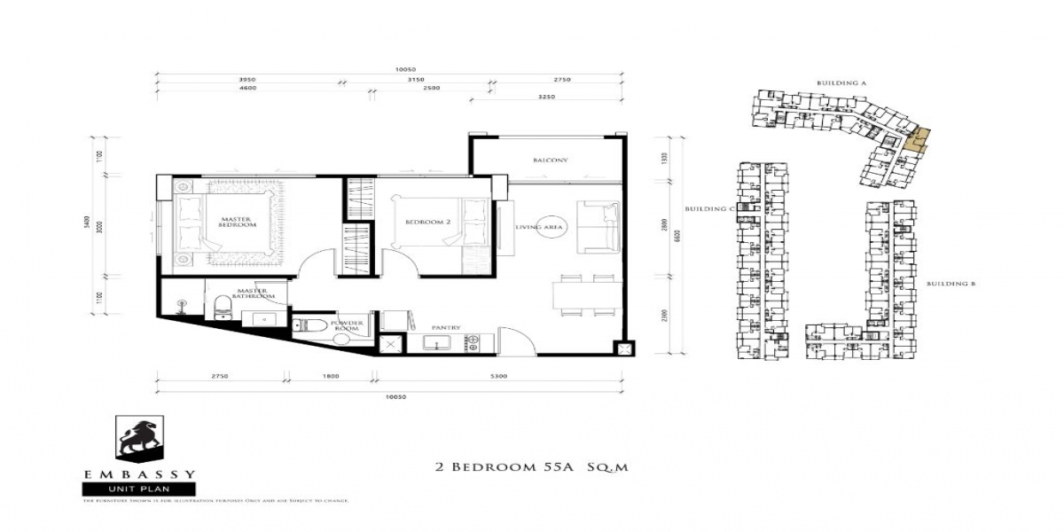 The Embassy, Pattaya City, Bang Lamung, Chonburi, 2 Bedrooms Bedrooms, ,1 BathroomBathrooms,Condo,Sale,The Embassy,The Embassy,2,1673