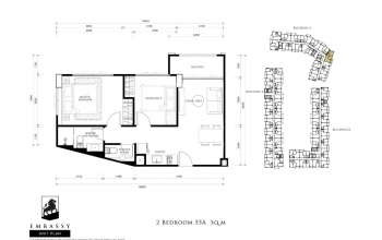 The Embassy, Pattaya City, Bang Lamung, Chonburi, 2 Bedrooms Bedrooms, ,1 BathroomBathrooms,Condo,Sale,The Embassy,The Embassy,2,1673