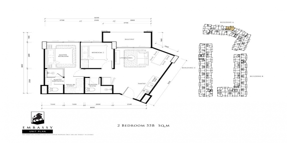 The Embassy, Pattaya City, Bang Lamung, Chonburi, 2 Bedrooms Bedrooms, ,1 BathroomBathrooms,Condo,Sale,The Embassy,The Embassy,2,1673