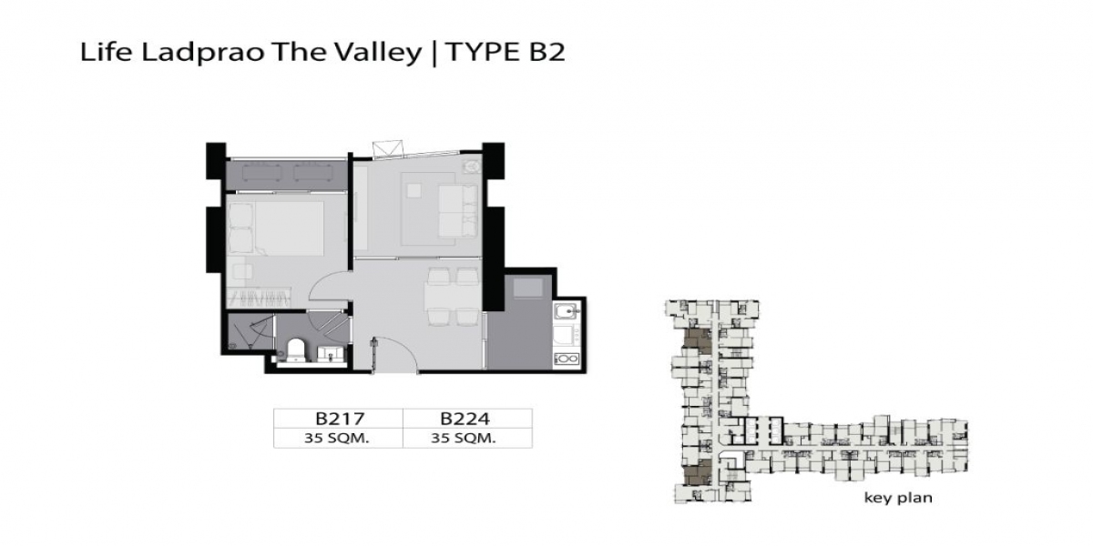 Life Ladprao Valley, Bangkok, 1 Bedroom Bedrooms, ,1 BathroomBathrooms,Condo,Sale,Life Ladprao Valley,Life Ladprao Valley,43,1803